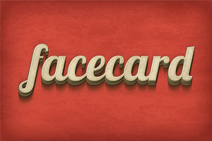 Facecard App. Christmas Edition.